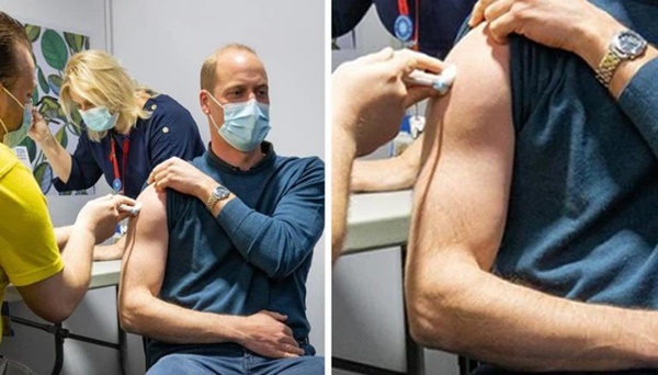 Hết Hoàng tử William gây sốt MXH khi đi tiêm vắc xin Covid-19, đến lượt Công nương Kate chiếm trọn spotlight lúc tiêm phòng-2