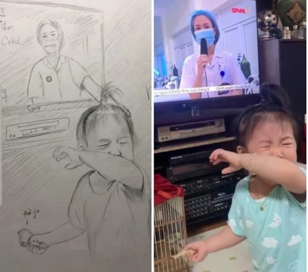 Tâm sự của nữ bác sĩ có con khóc đòi bế khi thấy mẹ trên ti vi: Dù hứa với con ngoan, mấy hôm nữa mẹ về, nhưng đó là nói dối-1