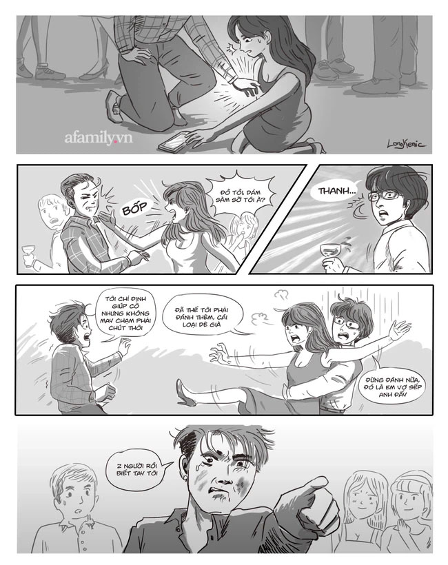 Đang bàn chuyện với sếp thì nghe tiếng la hét, tôi chạy ra xem và ngã ngửa với hành động của bạn gái-1