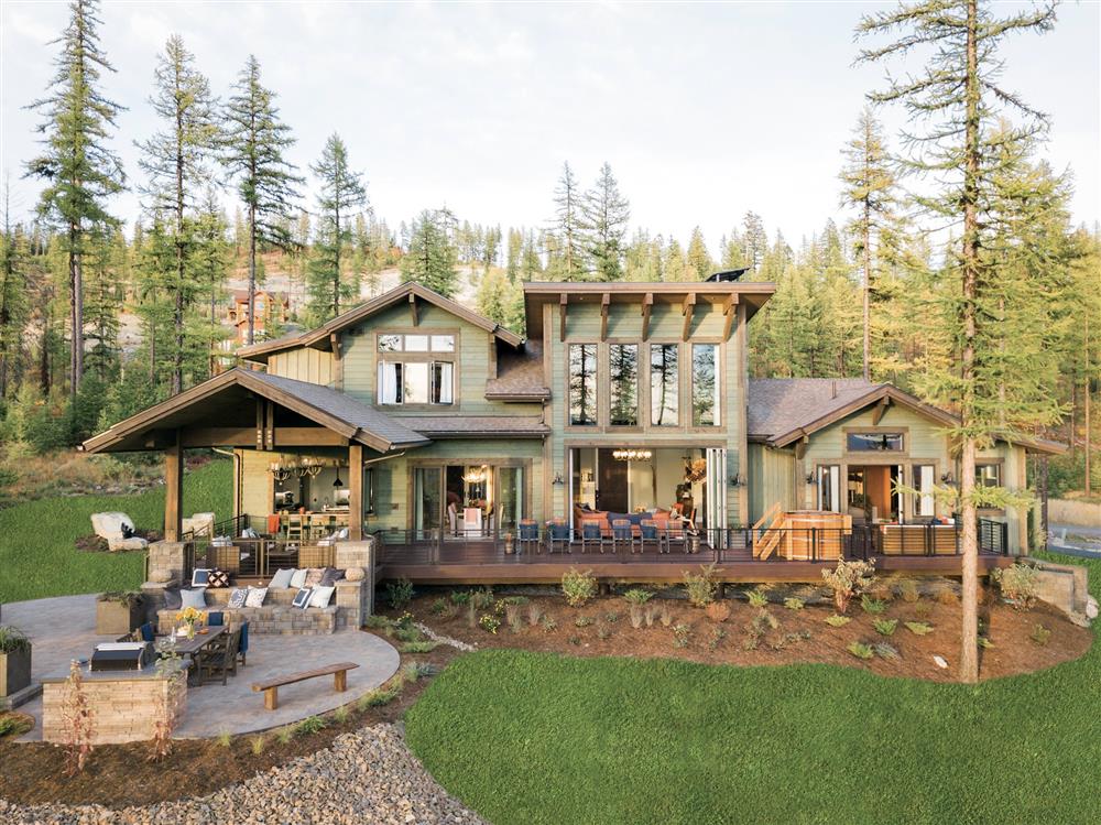 Căn nhà gỗ giữa rừng thông xanh đẹp như cổ tích khiến nhiều người đắm đuối khi ngắm nhìn-1