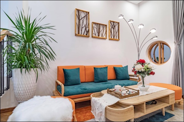 Vợ chồng Đà Nẵng thiết kế ngôi nhà 55m2 siêu xinh, giếng trời thông thoáng lấy ánh sáng, góc nào cũng chill-3