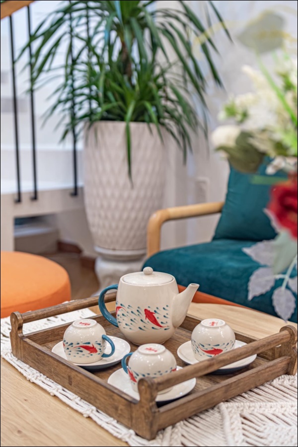 Vợ chồng Đà Nẵng thiết kế ngôi nhà 55m2 siêu xinh,&nbsp;giếng trời thông thoáng lấy ánh sáng, góc nào cũng chill-11