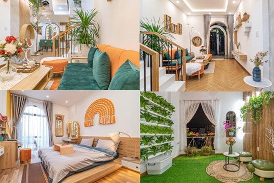 Vợ chồng Đà Nẵng thiết kế ngôi nhà 55m2 siêu xinh, giếng trời thông thoáng lấy ánh sáng, góc nào cũng chill