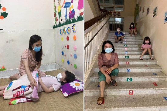 Cô giáo mầm non ở Bắc Giang tình nguyện đi cách ly cùng học sinh: Nửa đêm tỉnh giấc, các con ôm cô sụt sùi 
