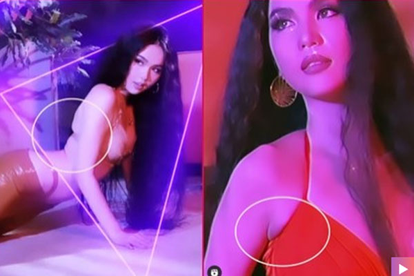 Lý Nhã Kỳ đại chiến Ngọc Trinh khi đụng hàng: Đều khoe vòng 1 ngồn ngộn nhưng phụ kiện mới là thứ đọ thắng thua-9