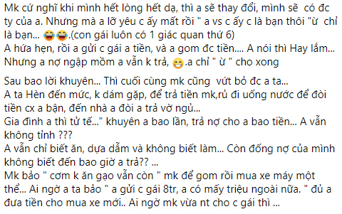 Yêu phải anh chàng đào mỏ lại còn nhây, cô gái kiên trì đòi nợ từ lúc chia tay đến khi sắp cưới người khác vẫn công cốc-1
