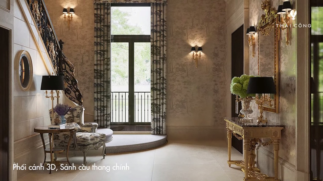 Thái Công tiếp tục vướng tranh cãi: Thiết kế biệt thự cồng kềnh đi mỏi chân, phòng tắm treo tận 8 đèn tường-4