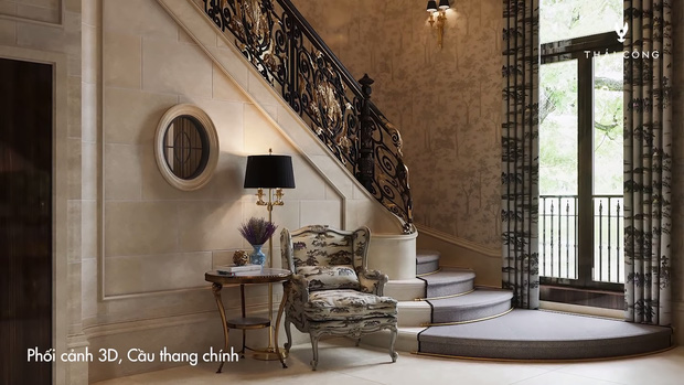 Thái Công tiếp tục vướng tranh cãi: Thiết kế biệt thự cồng kềnh đi mỏi chân, phòng tắm treo tận 8 đèn tường-5