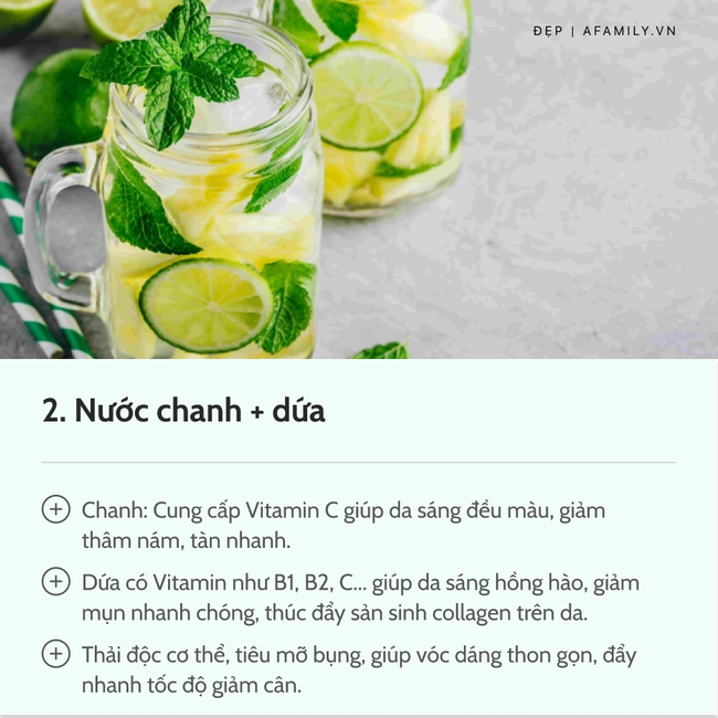 7 loại nước chanh detox tốt nhất: Giúp da dẻ trắng mịn, bụng gọn eo thon chẳng gợn mỡ thừa-4