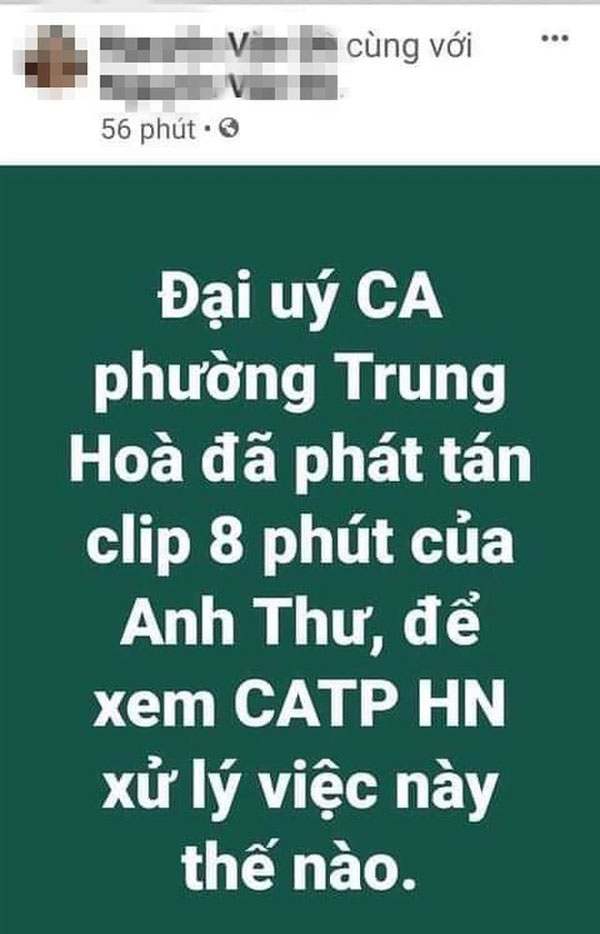 Vụ nữ diễn viên Về nhà đi con lộ clip sex: Công an vào cuộc xác minh người tung tin sai sự thật-1