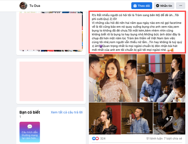 Bạn thân cuối cùng cũng hé lộ thực hư việc Hương Tràm mang thai sau hơn 2 năm sang Mỹ du học?-1