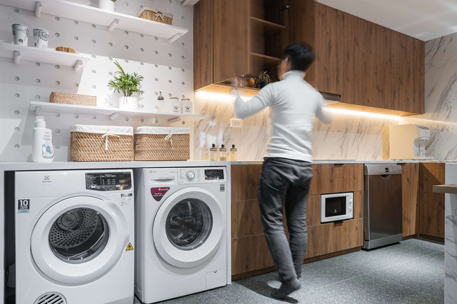 Căn hộ cải tạo của chồng nghiện nhà, vợ yêu bếp, chi phí hết 850 triệu, thành quả chỉ biết thốt lên: May mà nghe KTS!-15