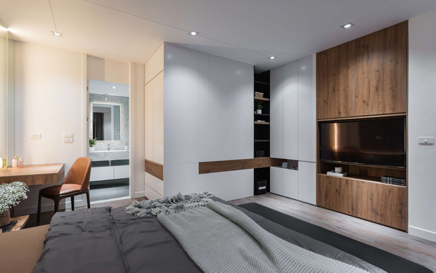 Căn hộ cải tạo của chồng nghiện nhà, vợ yêu bếp, chi phí hết 850 triệu, thành quả chỉ biết thốt lên: May mà nghe KTS!-27