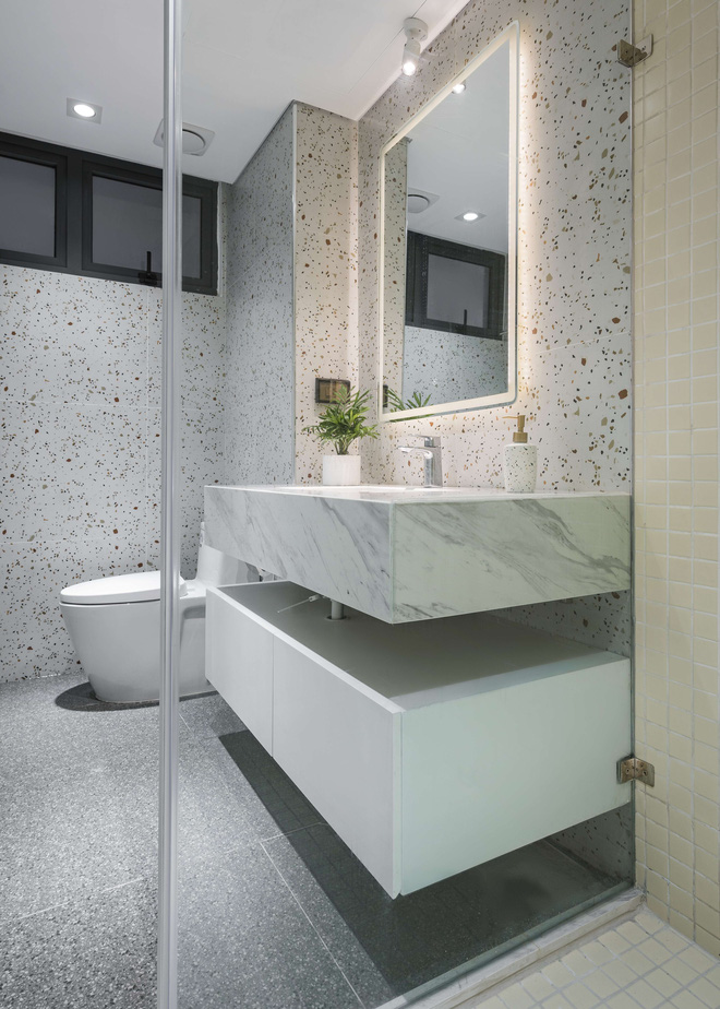 Căn hộ cải tạo của chồng nghiện nhà, vợ yêu bếp, chi phí hết 850 triệu, thành quả chỉ biết thốt lên: May mà nghe KTS!-30