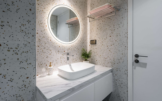 Căn hộ cải tạo của chồng nghiện nhà, vợ yêu bếp, chi phí hết 850 triệu, thành quả chỉ biết thốt lên: May mà nghe KTS!-32