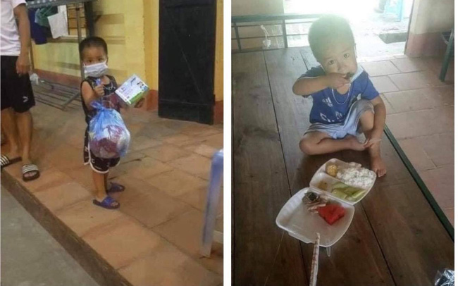 Tết Thiếu nhi đặc biệt của em bé dũng cảm nhất tâm dịch: Ngoan ngoãn vui chơi nhưng khoảnh khắc nhận quà lại khiến ai nấy đau lòng-5