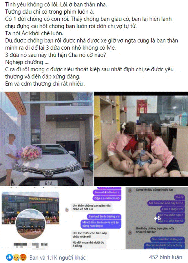 Vợ tự sát vì chồng qua lại với bạn thân: Người trong cuộc không muốn lên tiếng, cho rằng thông tin MXH không đúng-2