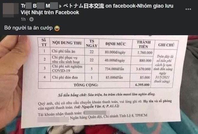 Du học sinh la làng ăn cướp khi đóng hơn 6 triệu phí cách ly 22 ngày, dư luận phẫn nộ: Tiền đó sang Nhật sống được mấy ngày?-2