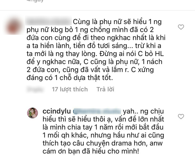 Cindy Lư ngầm thừa nhận ly hôn do Hoài Lâm thay lòng đổi dạ, lần đầu nói rõ thời điểm bắt đầu mối quan hệ với Đạt G?-1
