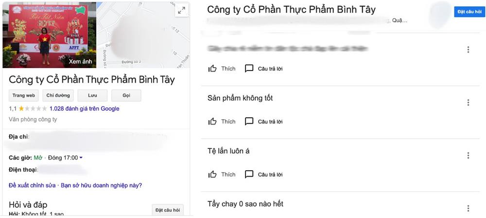 Dân mạng quá khích vote 1 sao cho công ty của bà Lê Thị Giàu nhưng lại vote nhầm, khiến một công ty khác tạm thời phải treo trạng thái đóng cửa vĩnh viễn-1