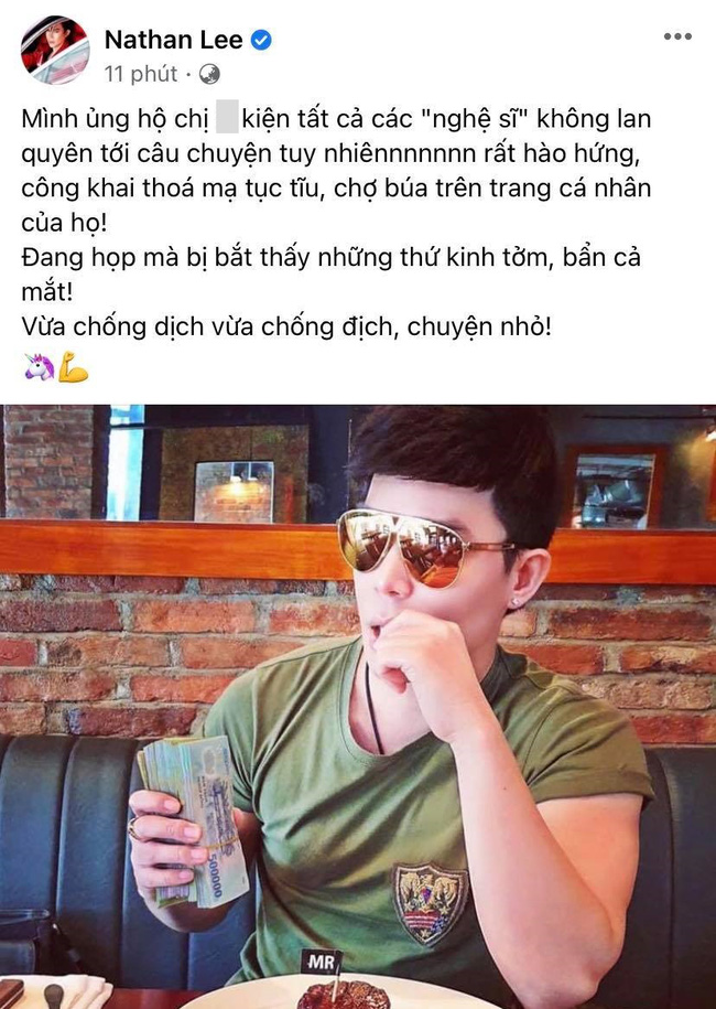 Nathan Lee tuyên bố gắt: Ủng hộ kiện những nghệ sĩ công khai thóa mạ tục tĩu, chợ búa-1