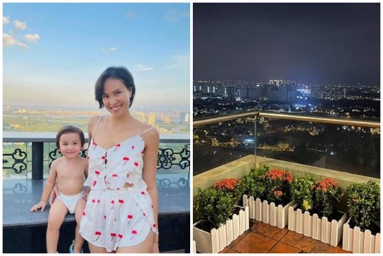 Khám phá khu vườn nhỏ trên sân thượng nhà MC Phương Mai