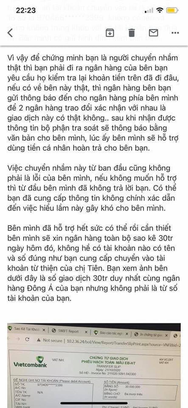 Thuỷ Tiên bị soi điểm bất thường trong status trần tình vụ khán giả chuyển nhầm 30 triệu, chính chủ giải thích ngay nhưng có hợp lý?-7