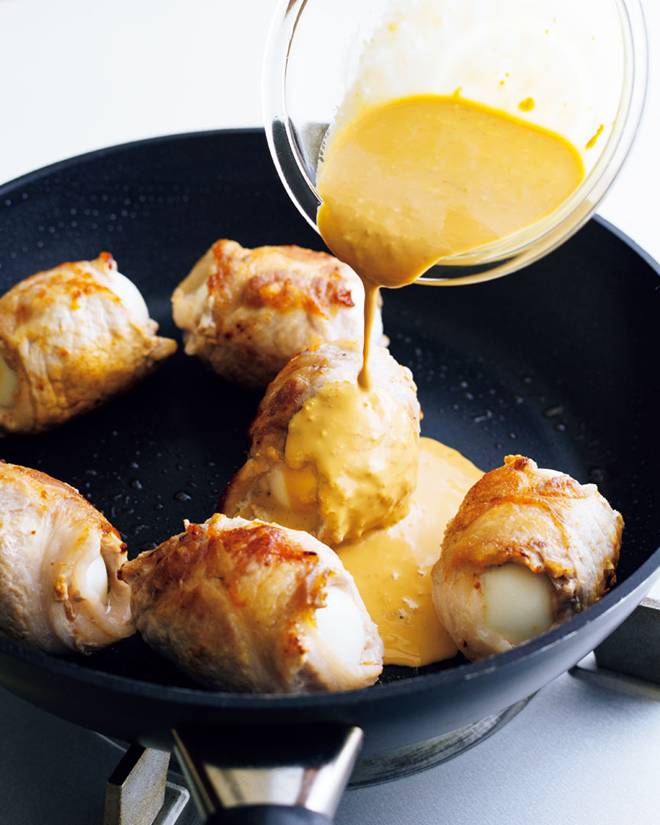 Trứng lòng đào bọc thịt sốt mặn ngọt, cả nhà ai cũng khen xuýt xoa-4