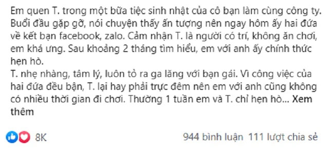 Bị bạn trai nói đào mỏ chỉ vì được mời ăn 3 lần mà chưa đáp lễ, cô gái chơi lớn khiến anh chàng ê chề không còn đường lui-1