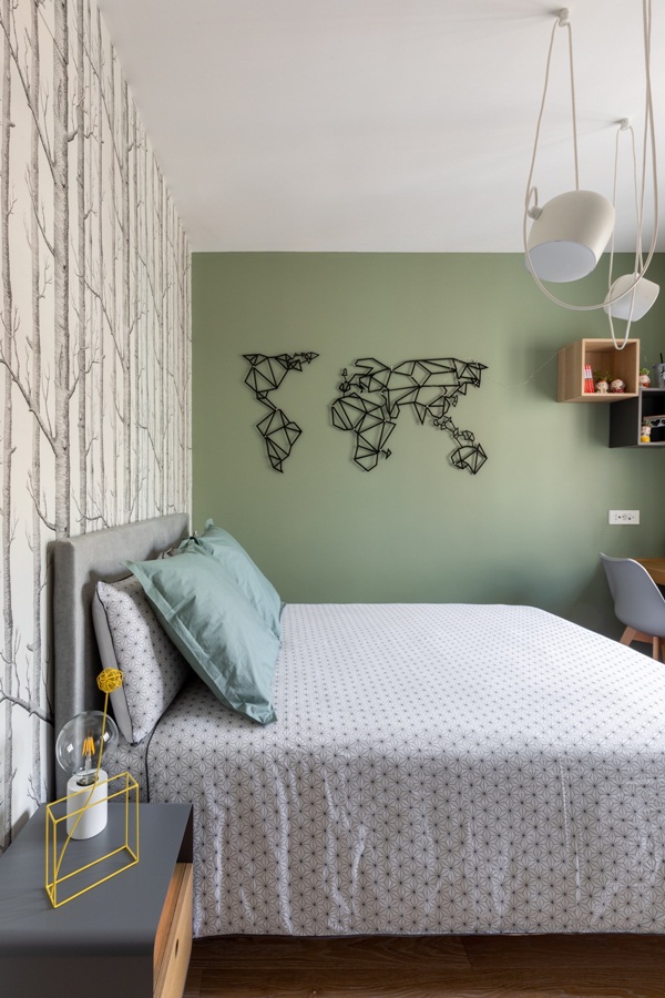 Trang trí nội thất cho gia đình thêm sống động với màu sắc tươi sáng, nhìn tưởng rối mắt mà vẫn sang trọng và cao cấp-23