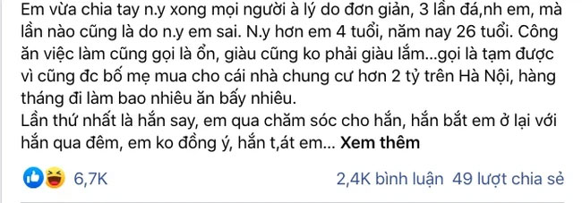 Bị người yêu 2 lần thượng cẳng chân hạ cẳng tay, cô gái cắn răng chịu đựng rồi bùng nổ sau yêu cầu vô lý-1