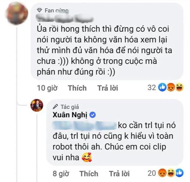 Xuân Nghị gây tranh cãi vì dùng ngôn từ thô tục để nói về bà Phương Hằng, còn gọi khán giả là robot khi bị góp ý?-4