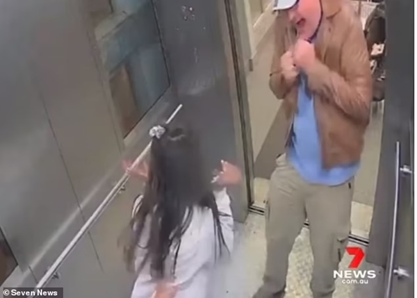 Cảnh sát Australia sàm sỡ bé gái trong thang máy, video quay lại toàn bộ sự việc gây phẫn nộ tột cùng-3