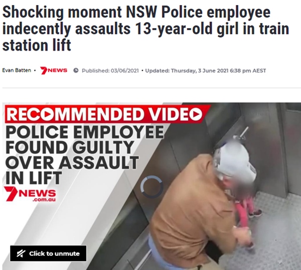Cảnh sát Australia sàm sỡ bé gái trong thang máy, video quay lại toàn bộ sự việc gây phẫn nộ tột cùng-7