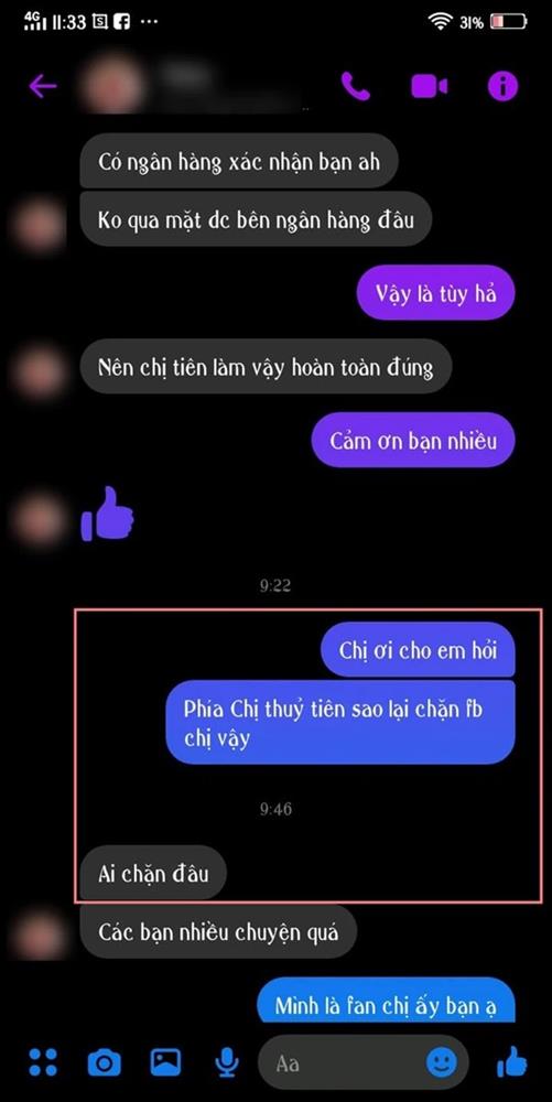 Rộ bằng chứng nghi ngờ Thủy Tiên thẳng tay block 1 khán giả sau khi chuyển hoàn 50 triệu đồng tiền cứu trợ miền Trung?-5