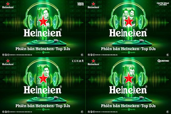 Phiên bản Heineken x Top DJs mang âm nhạc điện tử độc đáo đến người dùng Việt