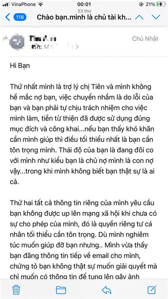 Khán giả chuyển nhầm 30 triệu lên tiếng: Chỉ ra 6 điều phản bác lời tố cáo của Thuỷ Tiên, nhờ công an xử lý vì bị fan doạ nạt-3