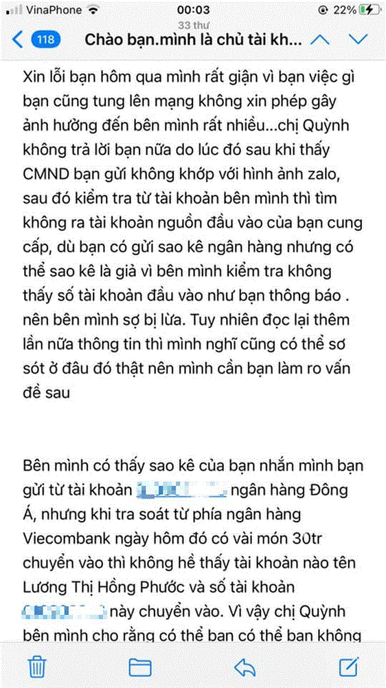 Khán giả chuyển nhầm 30 triệu lên tiếng: Chỉ ra 6 điều phản bác lời tố cáo của Thuỷ Tiên, nhờ công an xử lý vì bị fan doạ nạt-5