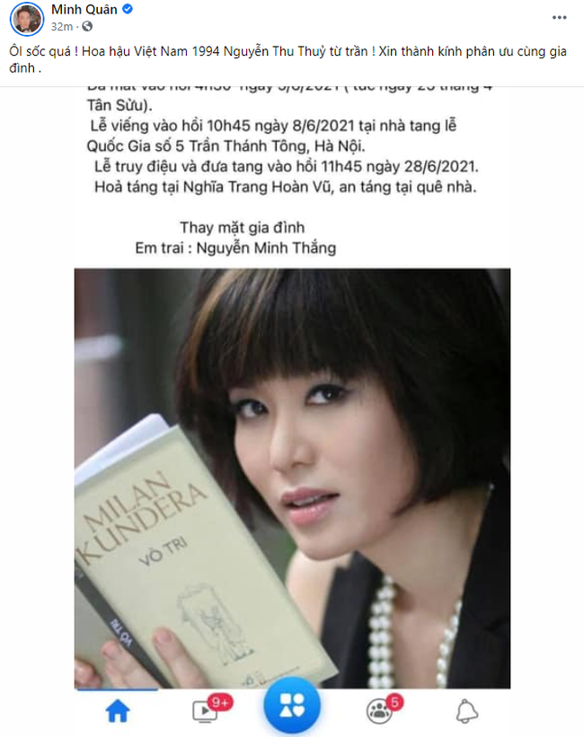 Dàn Hoa hậu, sao Việt tiếc thương trước sự ra đi đột ngột của Hoa hậu Nguyễn Thu Thủy: Chị ơi, từ giờ chỉ còn bình yên thôi”-3