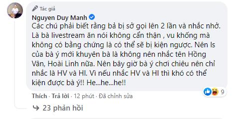 Bị bà Phương Hằng tuyên bố ‘lột trần’, Duy Mạnh phản ứng gay gắt, dùng từ ngữ thô tục gây choáng-5