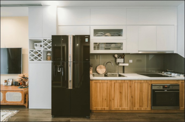 Cặp đôi 9x Hà Nội mới kết hôn đã bị đuổi ra ở riêng, sở hữu căn hộ 66m2 nội thất mây tre tinh tế và gỗ cá tính-11