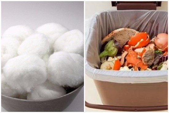 Thả miếng bông gòn vào thùng rác, tác dụng bất ngờ của nó sẽ khiến bạn phải ngạc nhiên!