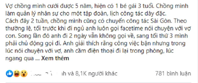 Biết chuyến công tác của chồng mờ ám, vợ vẫn vui vẻ chuẩn bị cho đủ 5 ngày nhưng vừa mở vali, anh tái mặt hủy bay gấp-1