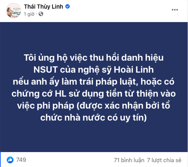 Tôi ủng hộ việc thu hồi danh hiệu NSƯT của Hoài Linh nếu anh ấy làm trái pháp luật-1