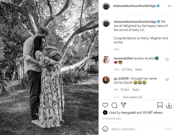 Hoàng gia Anh và cha đẻ Meghan đồng loạt lên tiếng sau khi nữ công tước hạ sinh con gái-1