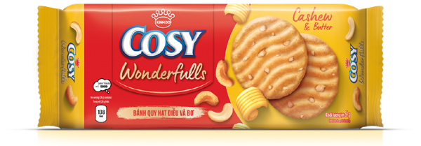 Thơm ngon vị bánh quy Cosy Wonderfulls Hạt điều và Bơ mới-1
