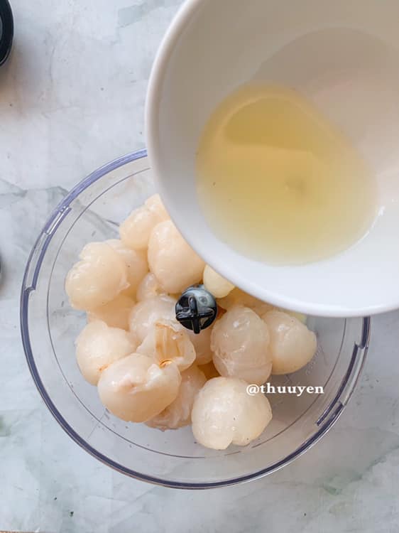 Hướng dẫn cách làm kem vải vừa lạ miệng lại cực bổ dưỡng, mùa hè được ăn món này thì còn gì bằng-6