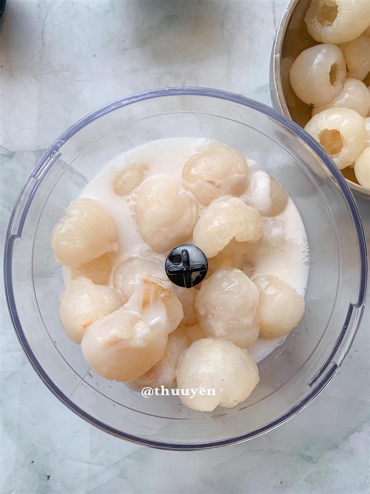 Hướng dẫn cách làm kem vải vừa lạ miệng lại cực bổ dưỡng, mùa hè được ăn món này thì còn gì bằng-7