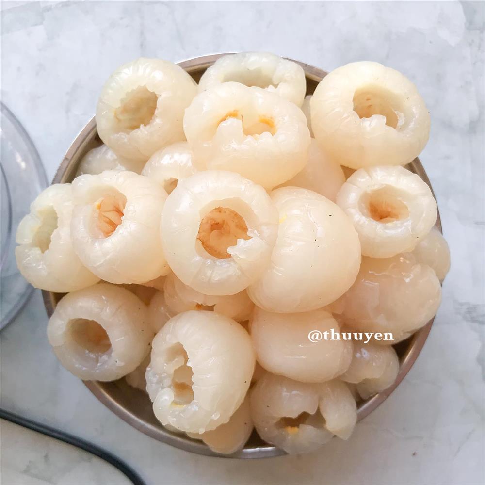 Hướng dẫn cách làm kem vải vừa lạ miệng lại cực bổ dưỡng, mùa hè được ăn món này thì còn gì bằng-3