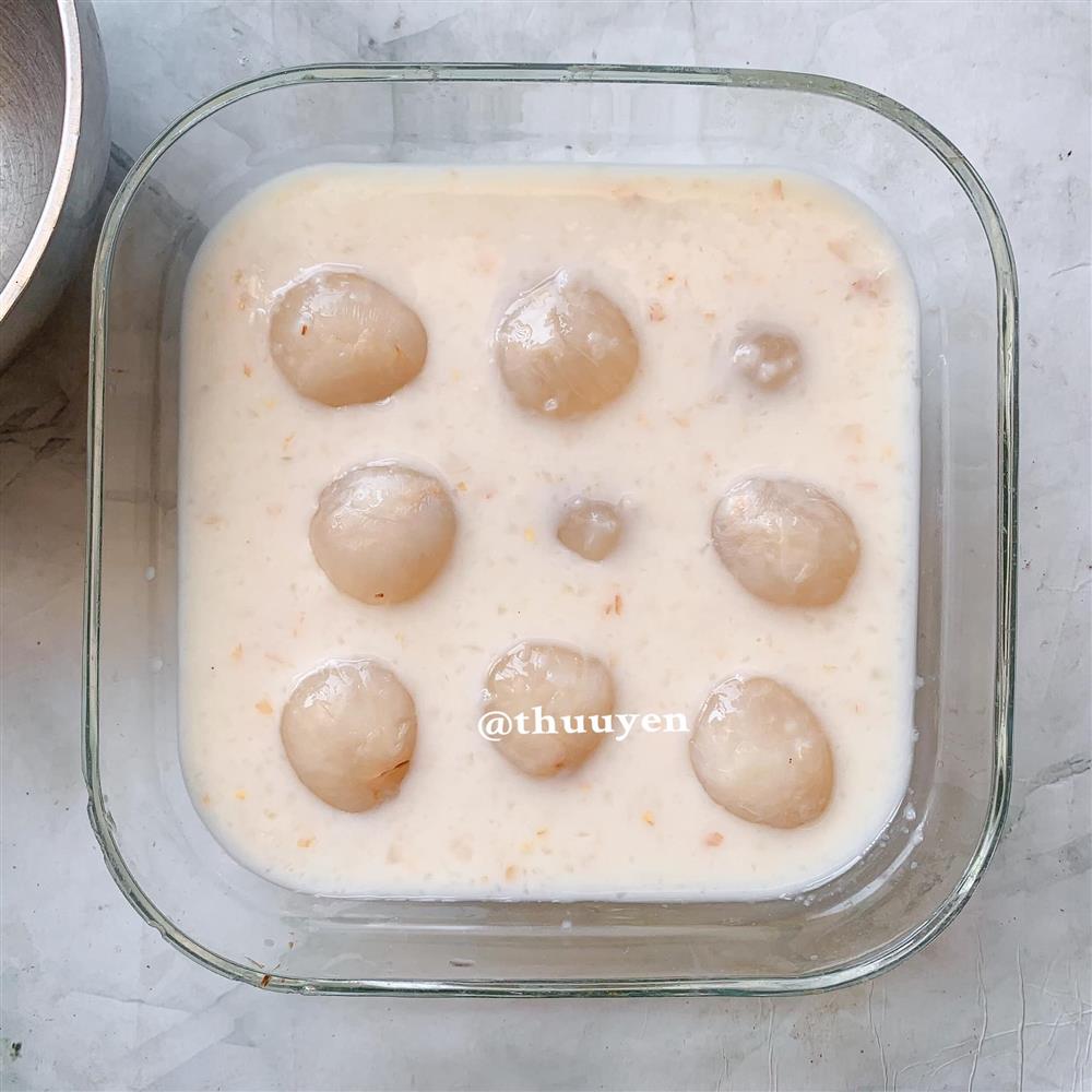 Hướng dẫn cách làm kem vải vừa lạ miệng lại cực bổ dưỡng, mùa hè được ăn món này thì còn gì bằng-10